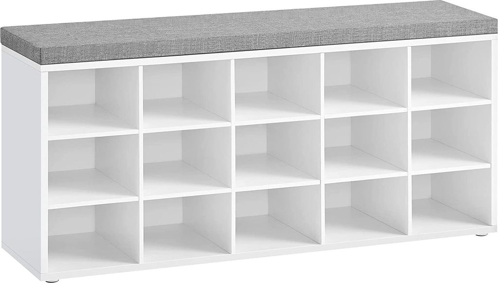 VASAGLE Schuhbank, Sitzbank, Schuhregal, mit Kissen und 15 Produktbild 8