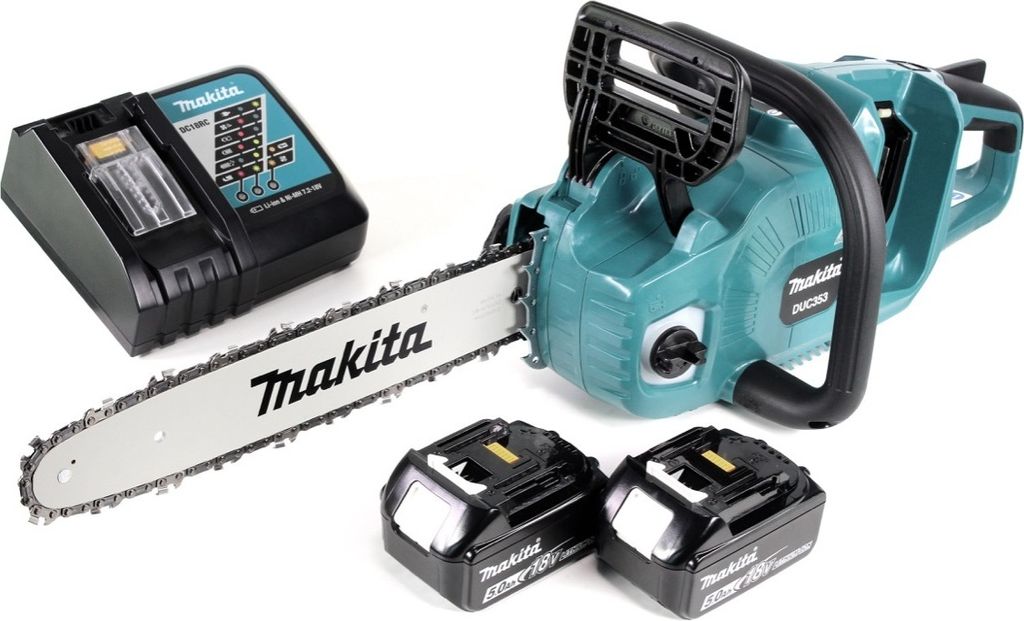 Makita DUC 353 RT2 Akku Kettensäge 36V ( 2x18V ) Brushless Produktbild 