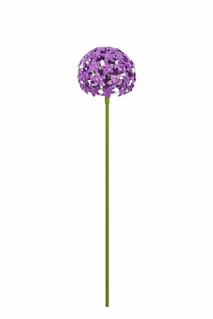 Gartenstecker Metall Allium lila Stecker Garten "ArtFerro" Produktbild 