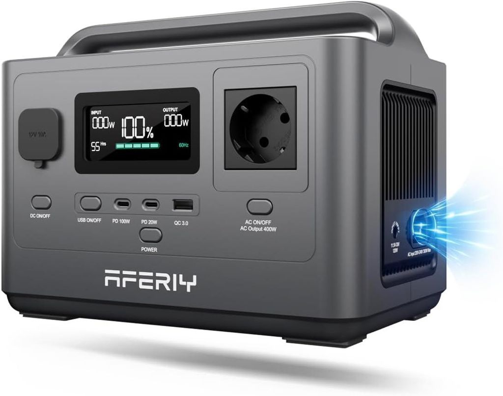 AFERIY AF-P040 Power Station Portatile 400W 256Wh LiFePO4, Immagine del prodotto 