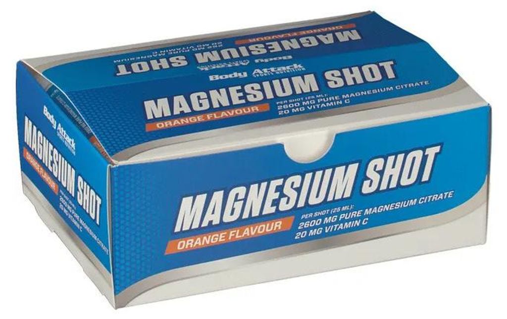 Body Attack Magnesium Shots 20x25ml - Orange Produktbild 