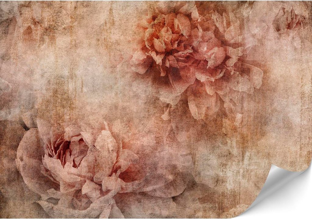 LUMASOUL Fototapete 500x350 cm, Vliestapete Blumen Motiv, Hochwertige Bildtapete Einfach zu Montieren, Standard