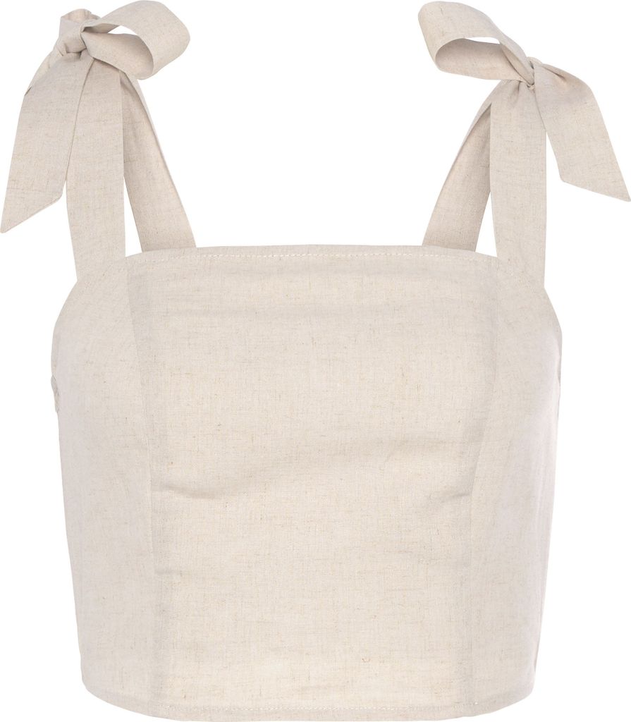 LASCANA Crop-Top beige Größe 44