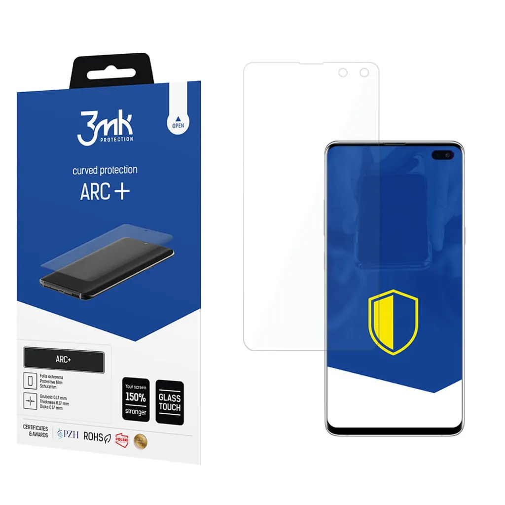 Protezione Display 3mk Arc+ Samsung Galaxy S10 5G - Invisibile e Forte - 4