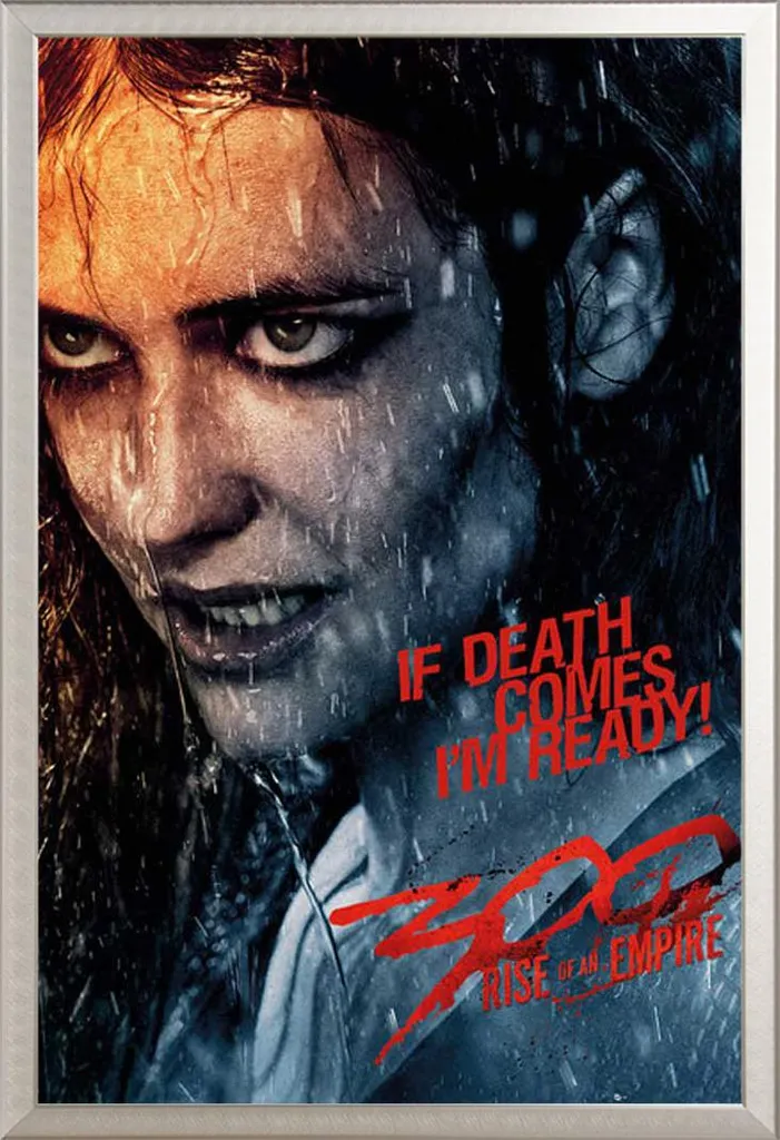 Poster 300 Rise of an Empire If Death Comes avec cadre alu Shinsuke 61x91