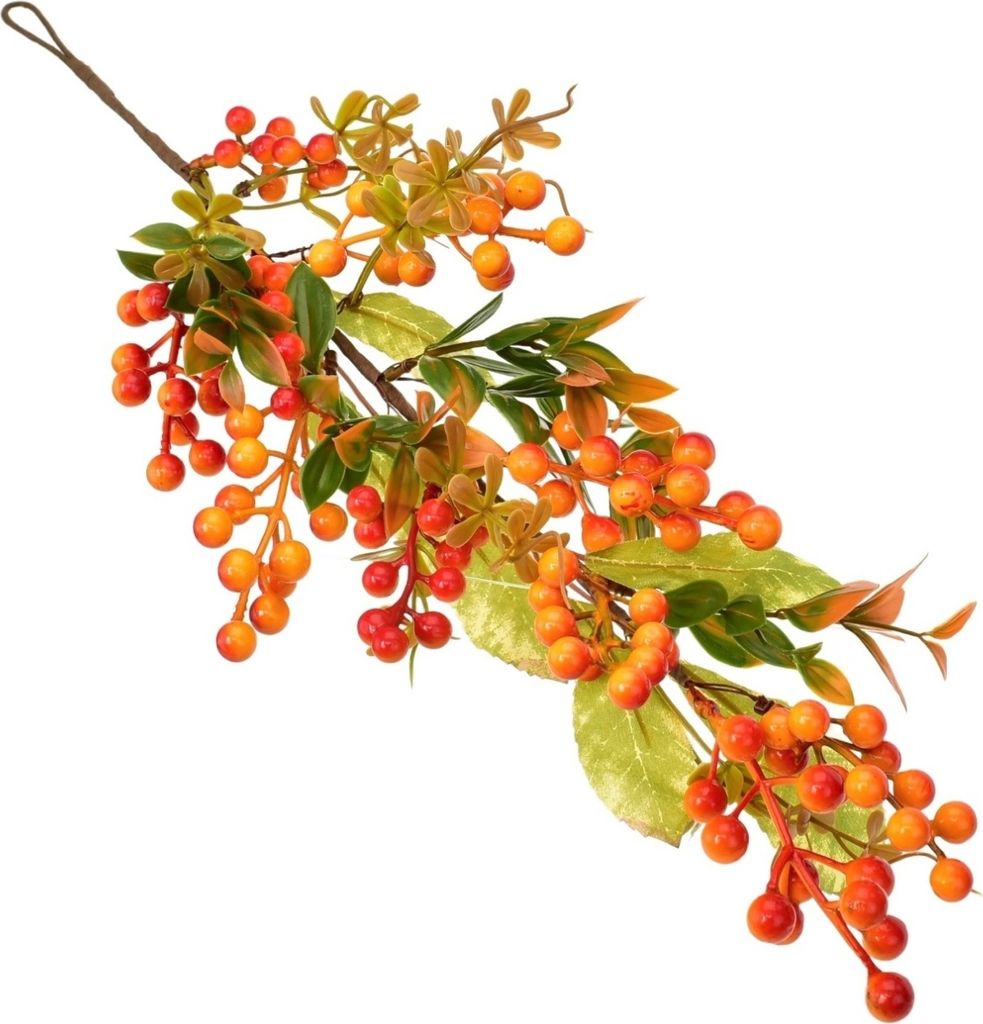 Herbstzweig mit Preiselbeeren 52 cm