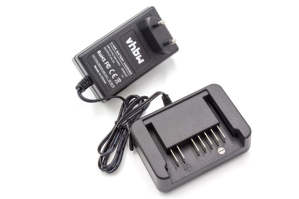 vhbw Ladegerät kompatibel mit Hitachi DH 25DAL, DH 25DL Werkzeug Akkus, 25,2 V