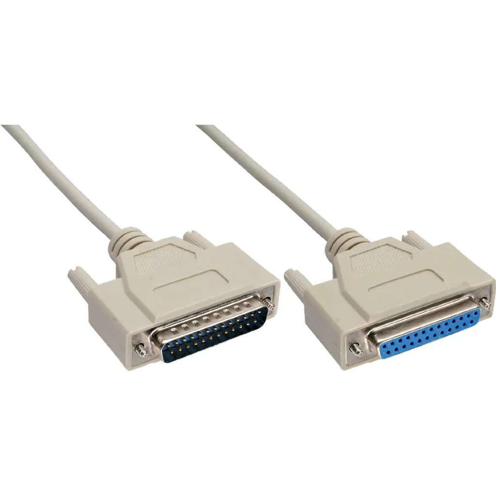 Cavo Seriale 25 Pin M/F 40 Metri InLine 11440M - Estensione 1:1
