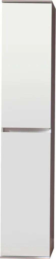 Armoire gain de place avec miroir Minor blanc 2 portes pour chambre