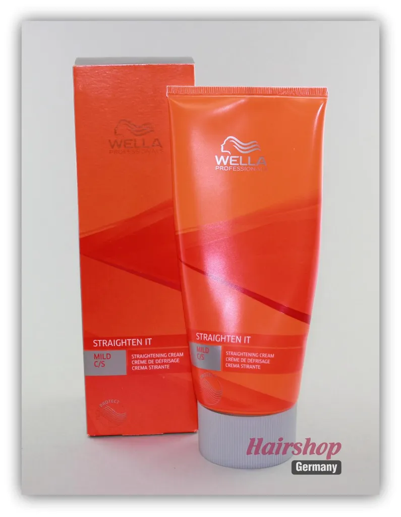 Wella Straighten it Baseline Mild C/S 200ml - Stiratura Professionale