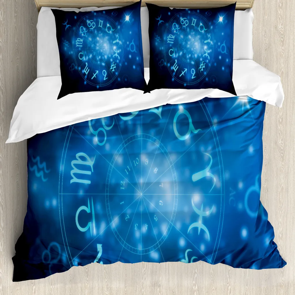 Copripiumino Astrologia ABAKUHAUS: Look Notte Stellata 155x220