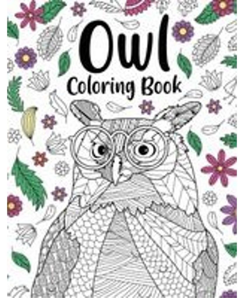 Malbuch Eule für Erwachsene mit Zentangle-Muster, floralen Mandala-Malseiten und herzerwärmenden Zitaten zur Entspannung