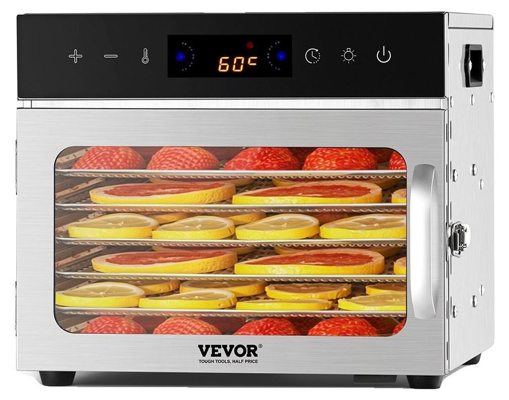 VEVOR dehydrátor dehydrátor 6 nerezových zásobníků, Obrázek produktu 