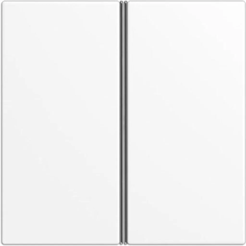 Interrupteur à double phase blanc mat pour commande d'éclairage mural