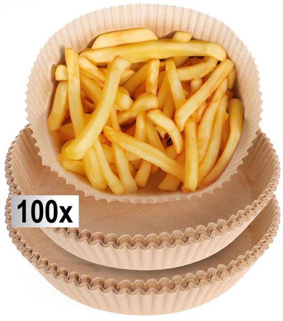 com-four® 100x carta da forno per friggitrice ad aria Immagine del prodotto 