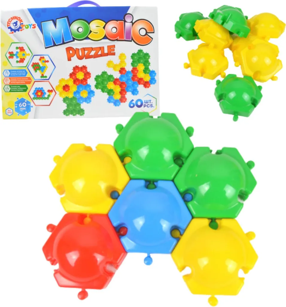Puzzle de Mosaïque Éducative pour Motricité Fine et Éveil des Couleurs