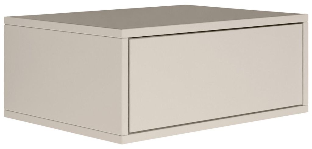 Selsey nachtkastje, zwevend design, kasjmierkleur, Productafbeelding 