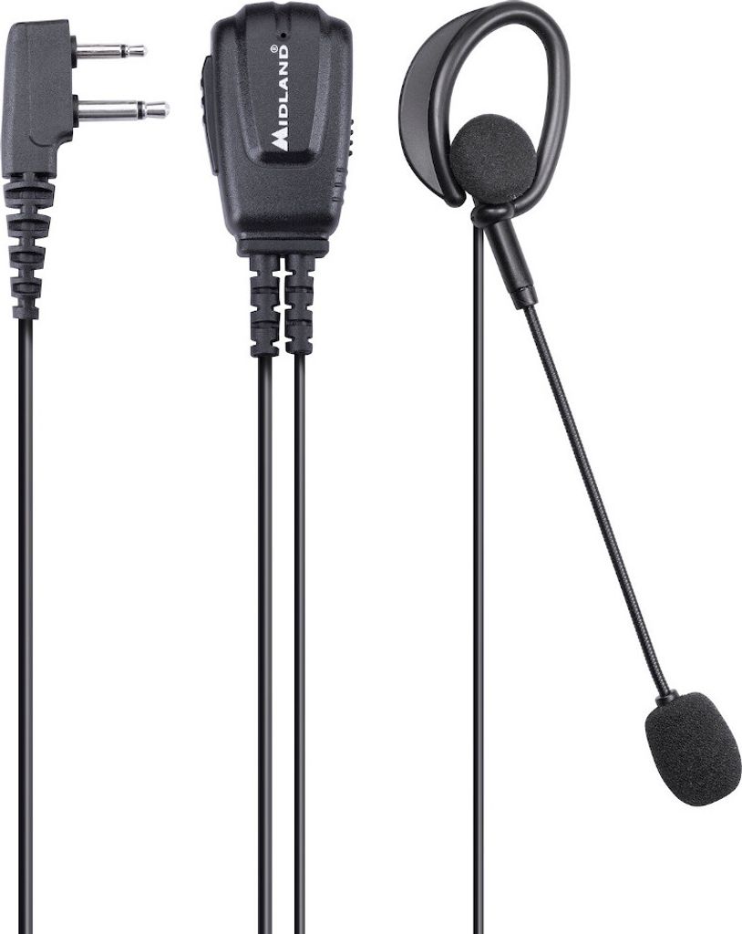 Midland MA 30-L Pro C1526 Headset Schwanenhals Mikrofon Freisprechfunktion