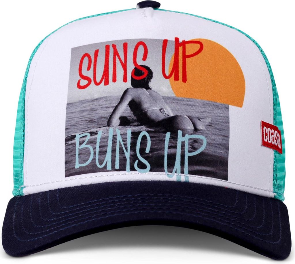 COASTAL HFT Suns Up White/Navy/Turquoise