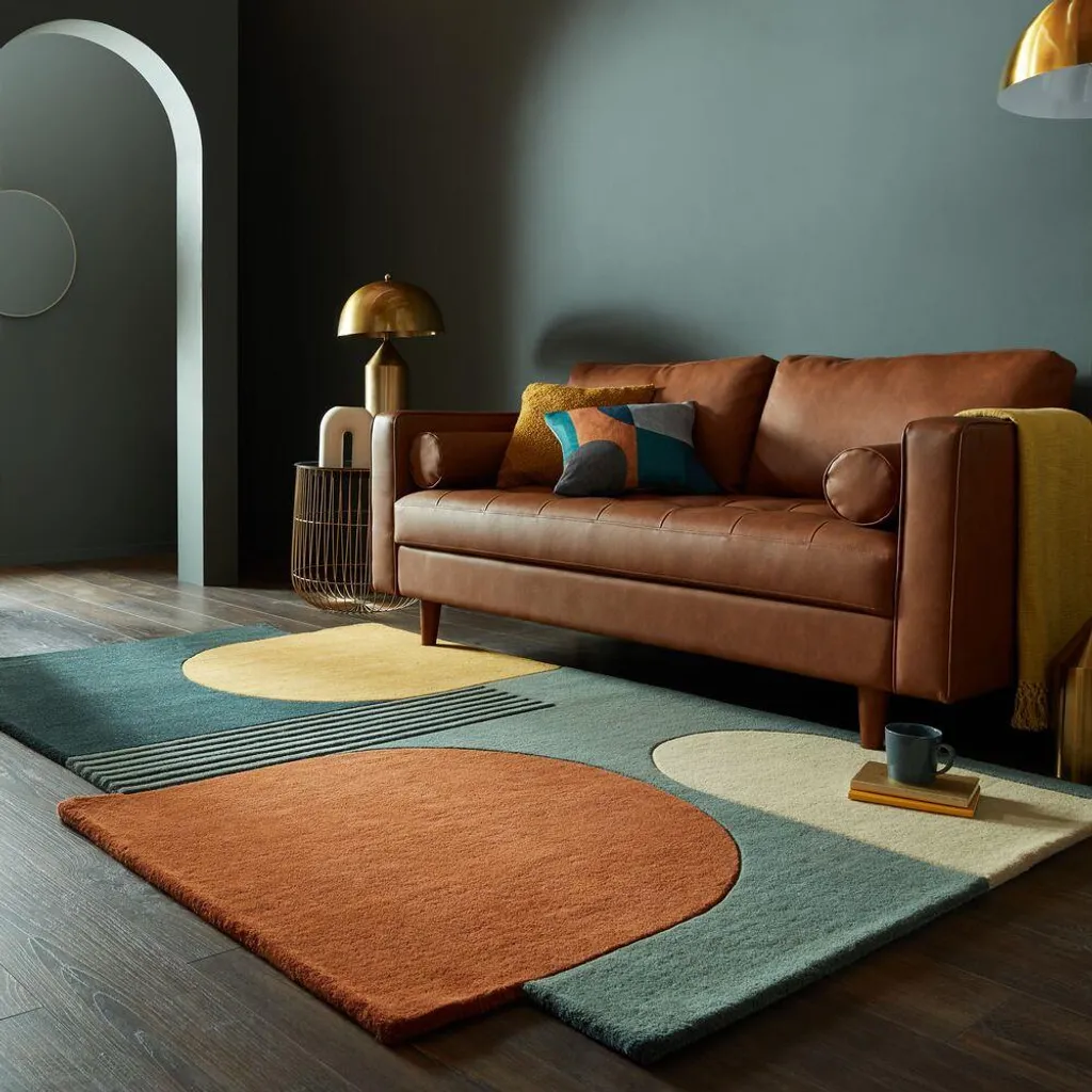 Tapis Abstract Lozenge Multi 150x240 cm - Tapis Moderne Géométrique - 2