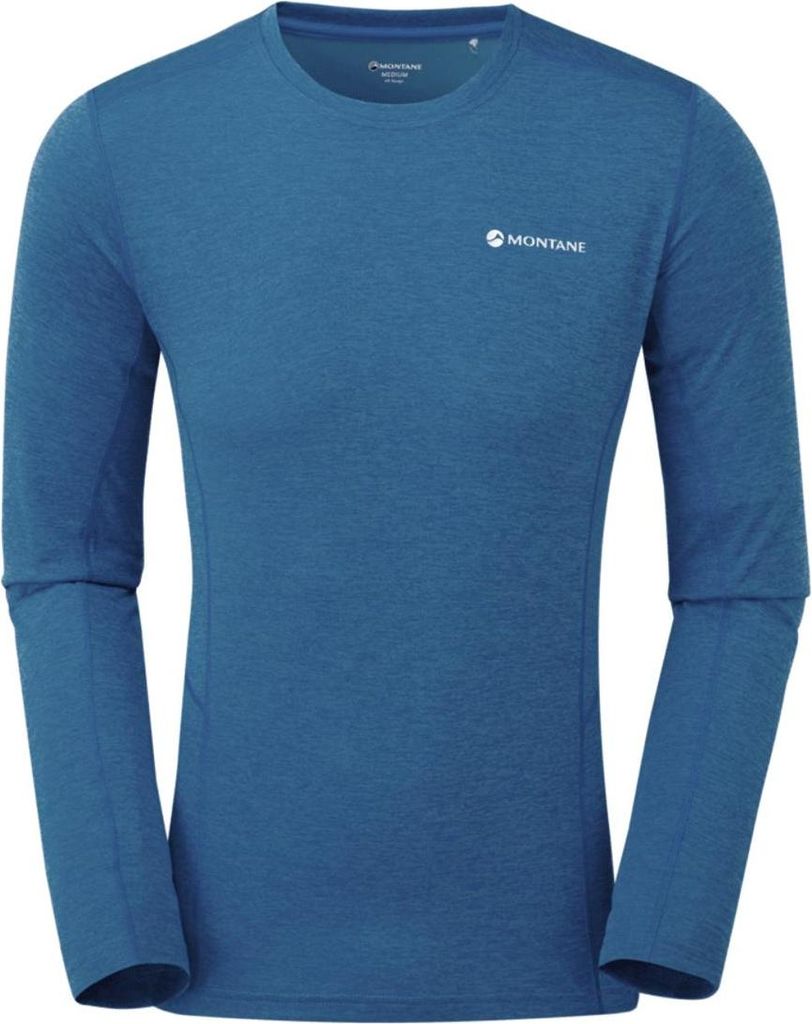 Men'S Dart Long Sleeve T-Shirt, L, Electric Blue (Blue) - Montane