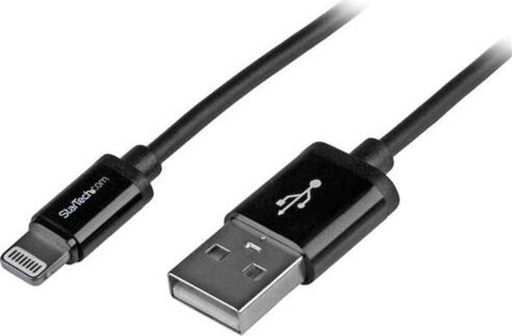 StarTech.com 1m USB auf Lightning Kabel - High Speed Ladekabel für iPhone / iPad / iPod - Hochgeschwindigkeits- Lightning Kabel - Apple MFi- - Sch...