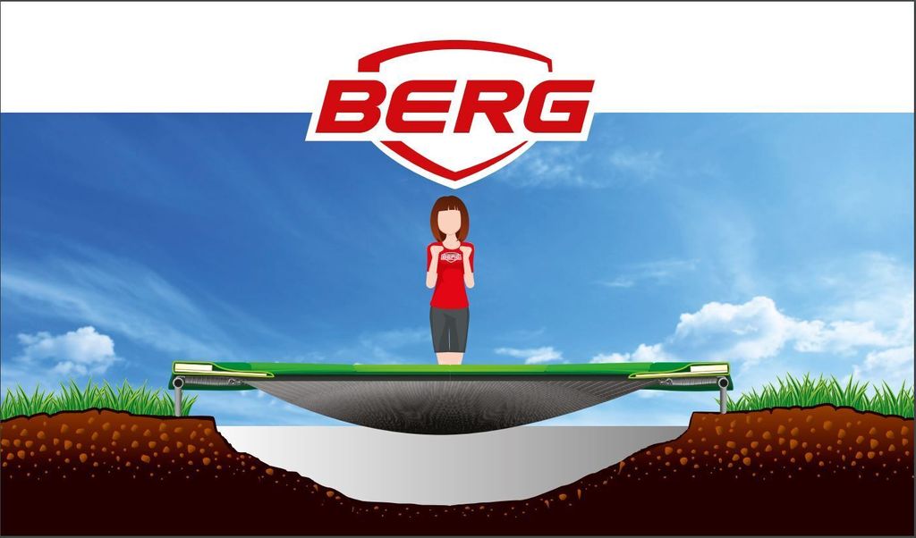 BERG Trampolin Rechteckig 330 cm Ultim Favorit InGround Produktbild 11
