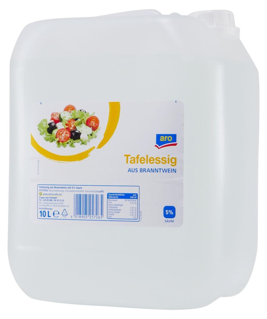 aro Tafelessig 5% Säure 10L Produktbild 