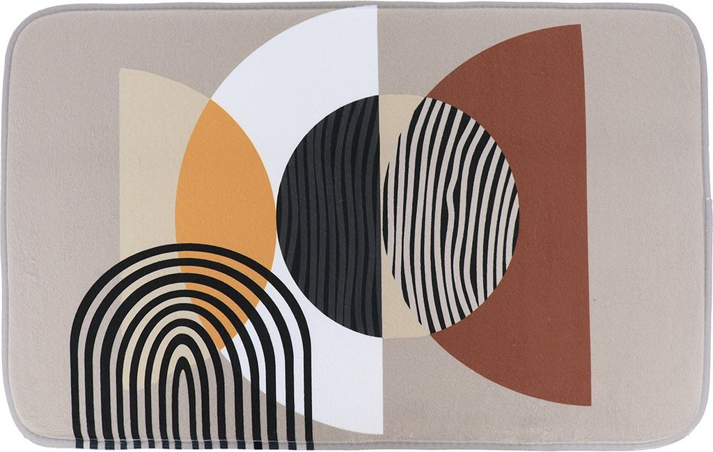 Tendance | Badematte - 45 x 75 cm - Mehrfarbig - Badezimmerteppich