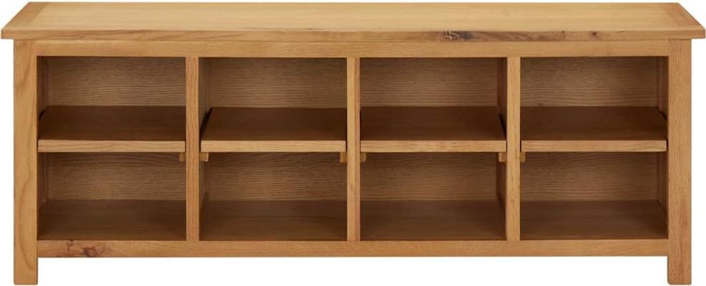 vidaXL Stojan na boty 114x37x45 cm z masivního dubového Obrázek produktu 