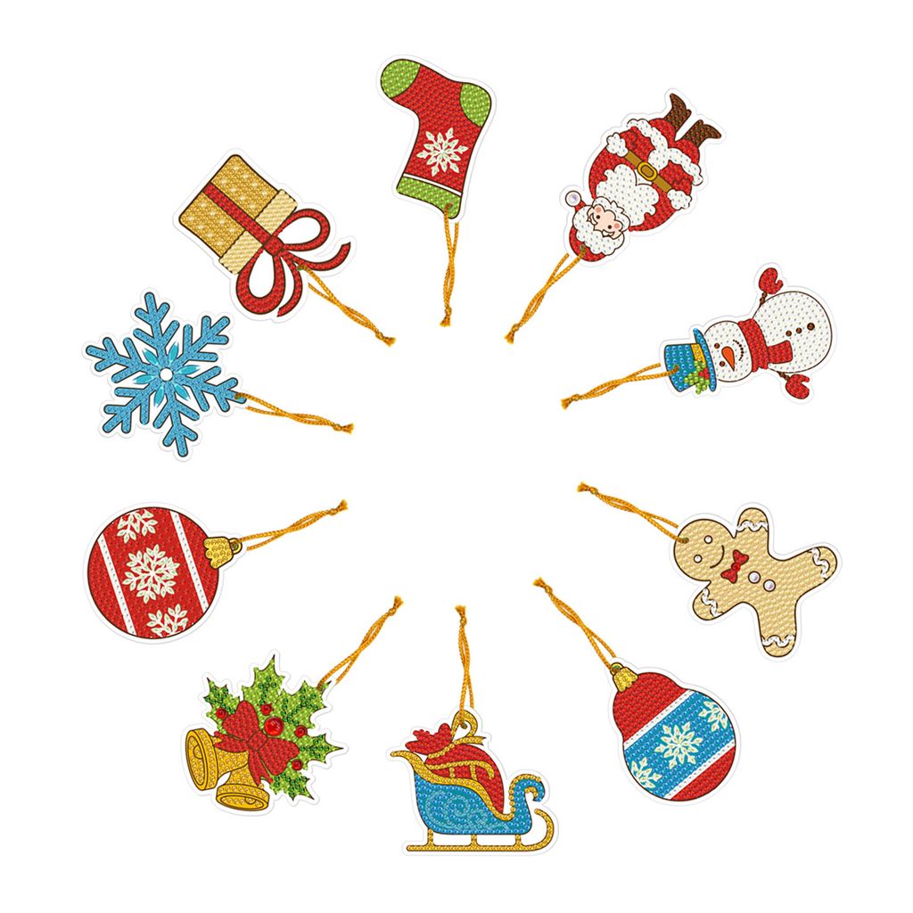 Bekecidi Weihnachts-Stricknadelstopper - 16-tlg. Silikon-Set In Weihnachtsmotiven