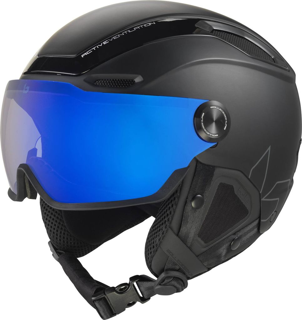 Bolle V-LINE BLACK MATTE | Photochromic Blue Cat 1 to 3 S