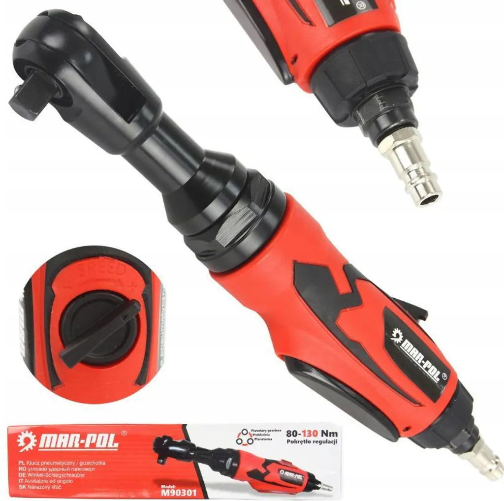 Cricchetto Pneumatico 1/2 130 Nm Professionale | Avvitatore Compatto