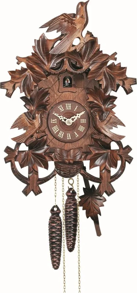 Horloge Coucou Traditionnelle pour Décoration Rustique et Chaleureuse