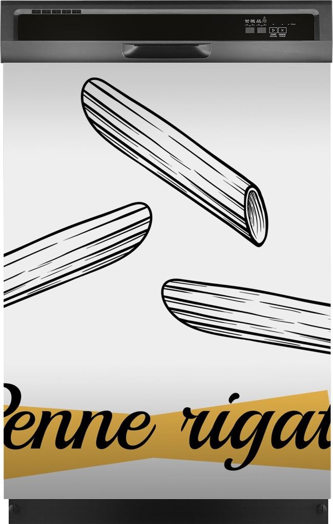Magnete Dekorative 60x80 cm Küche Magnetmatte Spülmaschine - Italienische Nudeln Pasta
