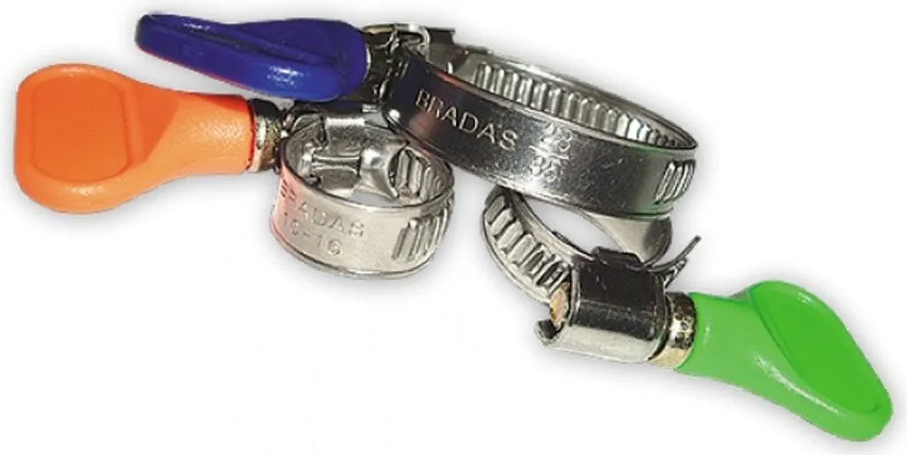 Clip de fixation transparent Bradas 100 unités pour câblage discret - 2