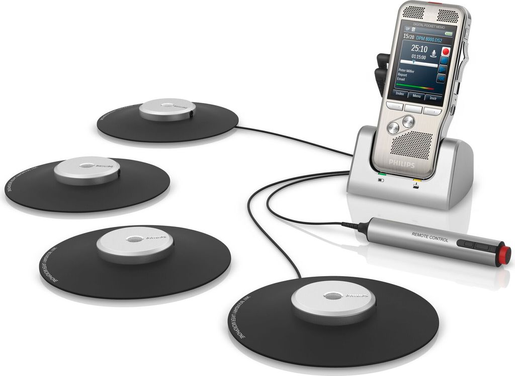Philips DPM8900/02 Meeting-Recorder-Set für perfekte 360° Produktbild 