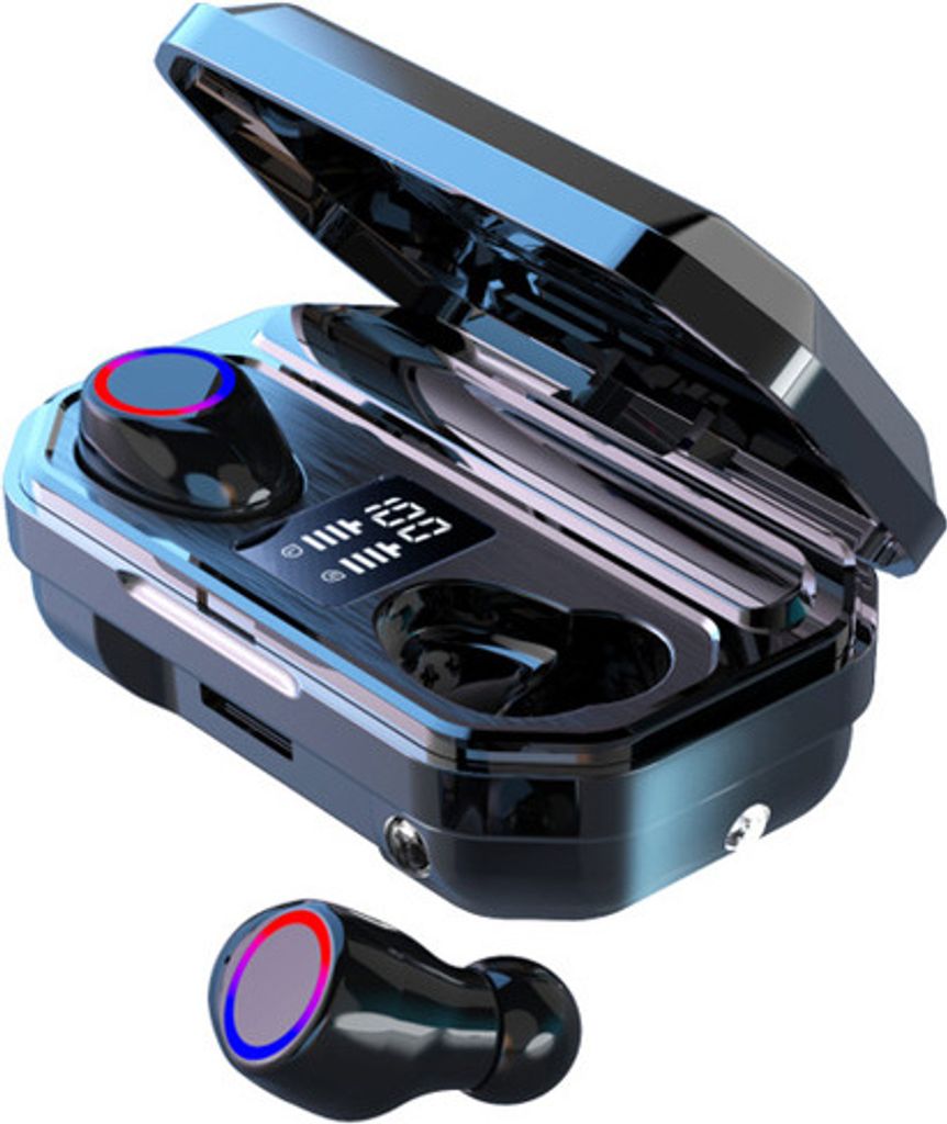 M12 TWS Wireless Bluetooth Headset Batteriebetriebene Geräte mit Ladekabel für Outdoor-Sport Wie gezeigt