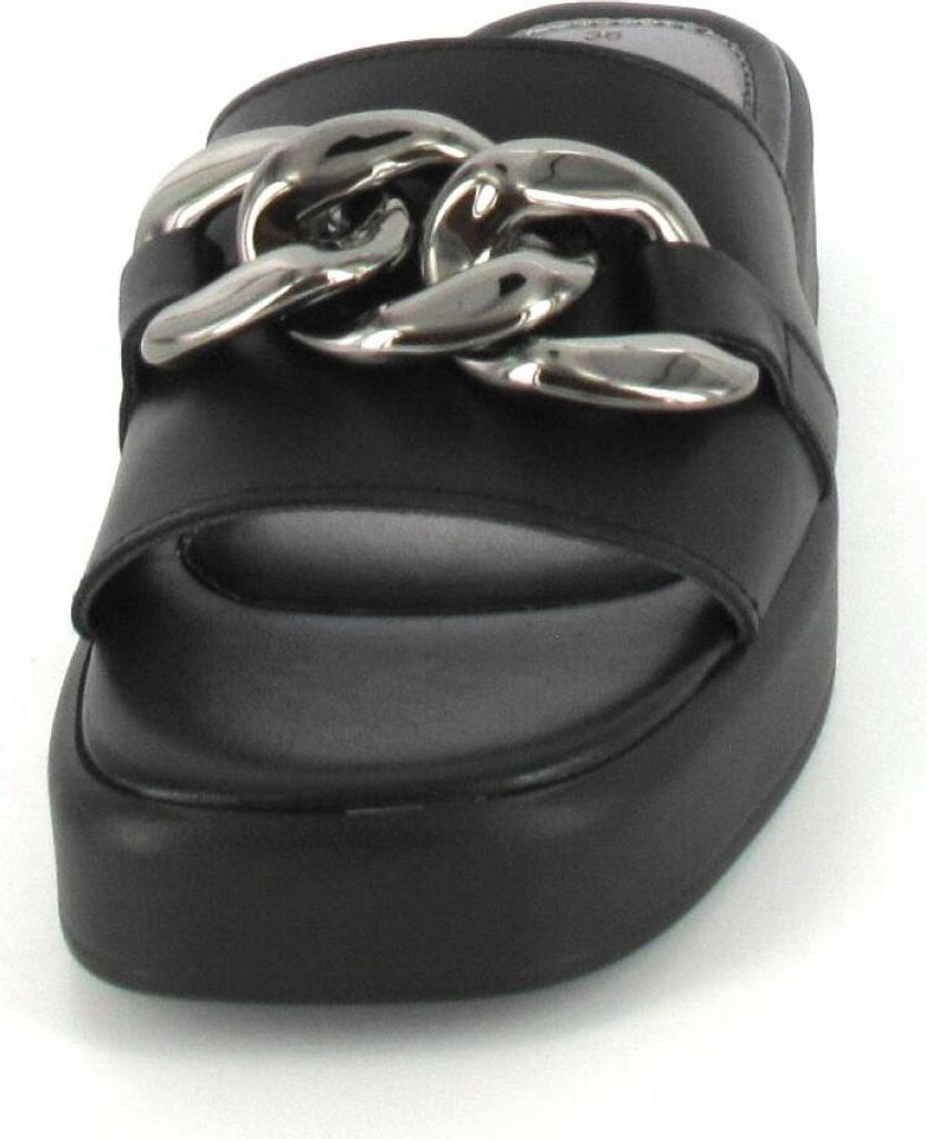 MARCO TOZZI Damen Leder Clogs Pantoletten Kette Plateau Produktbild 28