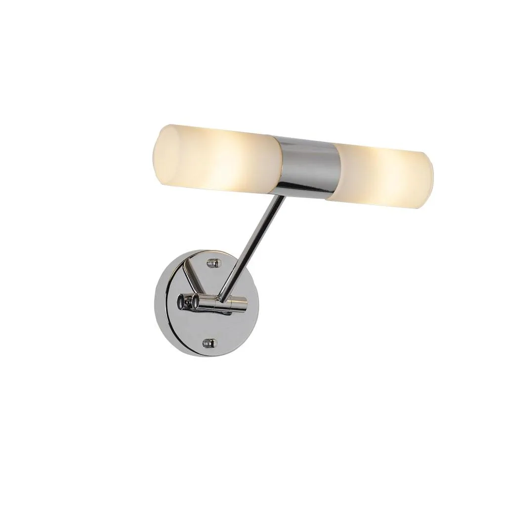 Luminaire Mural de Salle de Bain Design Orientable en Verre Opale IP44