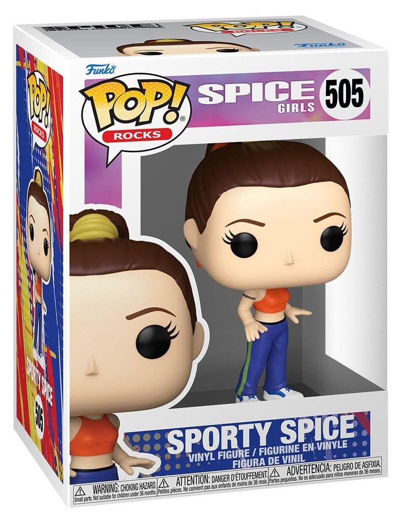 FUNKO POP! Vinyl Figur Music Rocks Spice Girls Sporty Spice Produktbild 