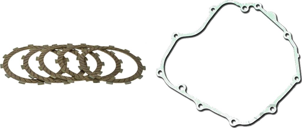 Kupplung Reibscheiben und Dichtung für Kawasaki EL 250 D Eliminator Baujahr 1990-1995 - Neu