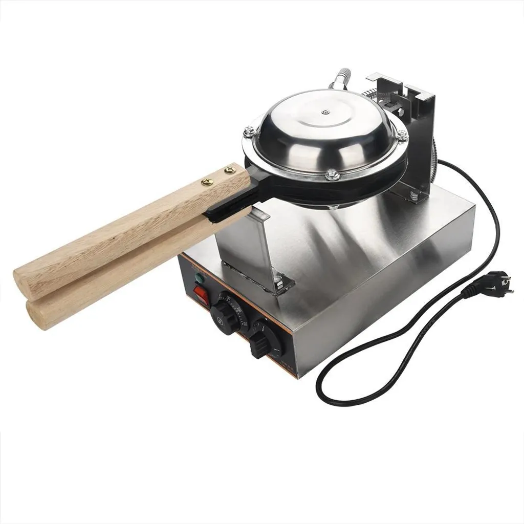 Four électrique à crêpes en acier inox avec plaques antiadhésives