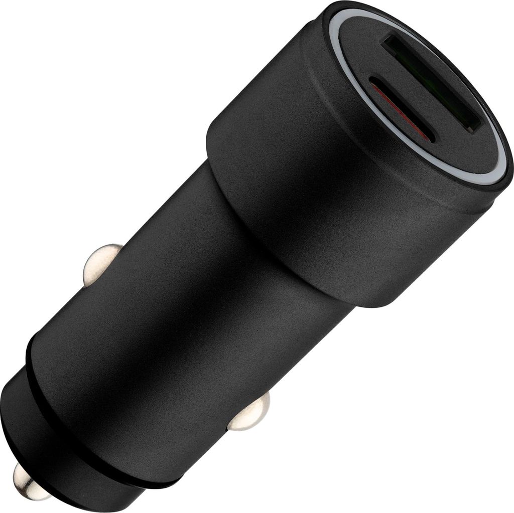 QUALO Aluminium-Autoladegerät USB-C USB-A 38W Ladegeräte QLS-AC-38