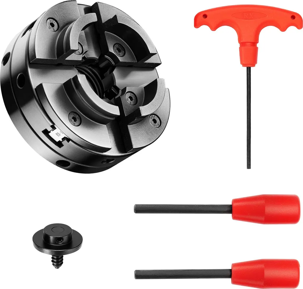 Wiltec Mandrin de Rechange pour Tour à Bois 550W Réglable 650-3800 tr/min