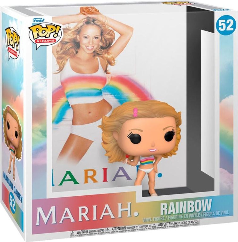 Mariah Carey Rainbow Pop Figur Album Sammlerdisplay