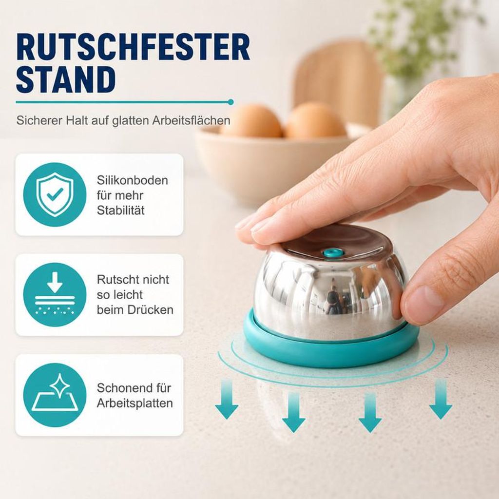 Eierstecher aus Edelstahl – Eierlochstecher Küchenhelfer