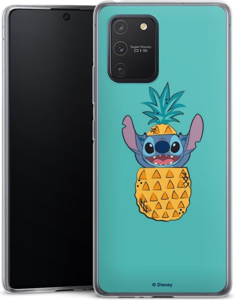 DeinDesign Slim Hülle für Samsung Galaxy S10 Lite Silikon Case Ultra Dünn Handyhülle Ananas Disney Lilo & Stitch