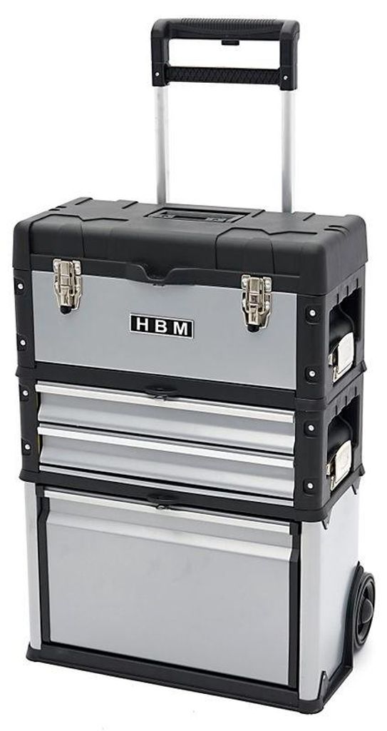 HBM 3-teiliges modulares mobiles Werkzeugkasten-Set