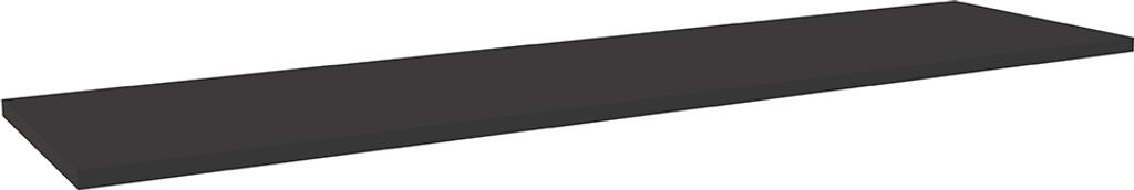 Waschtischplatte 180cm, schwarz matt, PUEBLA-56-BLACK